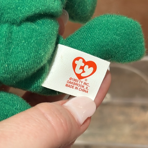 Ty Beanie Babies Erin 1997 with Teanie Baby - Picture 11 of 11